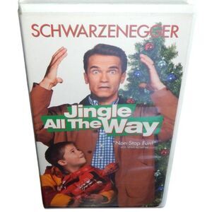 JINGLE ALL THE WAY vintage VHS movie in original plastic clamshell case
